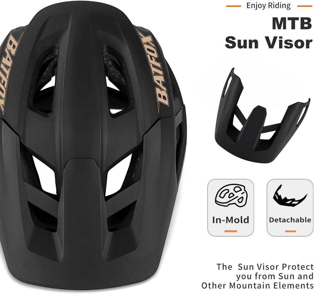 NTA 8776 E-Bike & Mountain Bike Helmet for Adults Youth, E-MTB Cycling Helmet for Men Women (51-61CM)