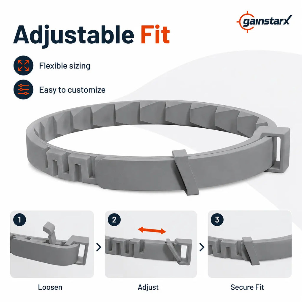 Gainstarx Adjustable Dog Collar with Fresh Scent Comfortable Lightweight Pet Collar for Large Dogs over 18 Lbs Everyday Wear for Walks and Outdoor Use