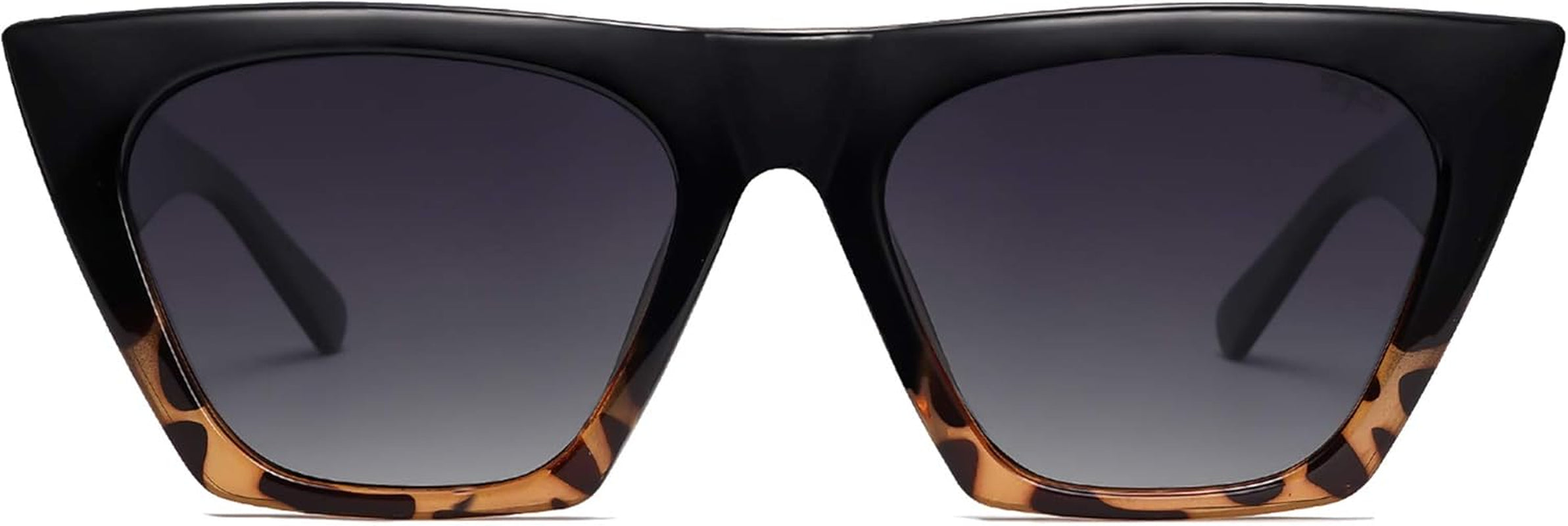 Trendy Square Cateye Polarized Sunglasses Womens Big Frame Shades SJ2115