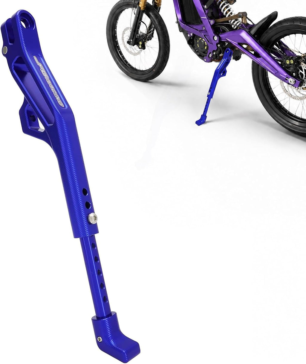 Kickstand for Edirt Bike,Cnc Foot Pegs Kick Stand for Electric Dirt Bike Surron Light Bee X and S/E Ride Pro S SS Sr/Talaria Sting/X160/X260-Blue