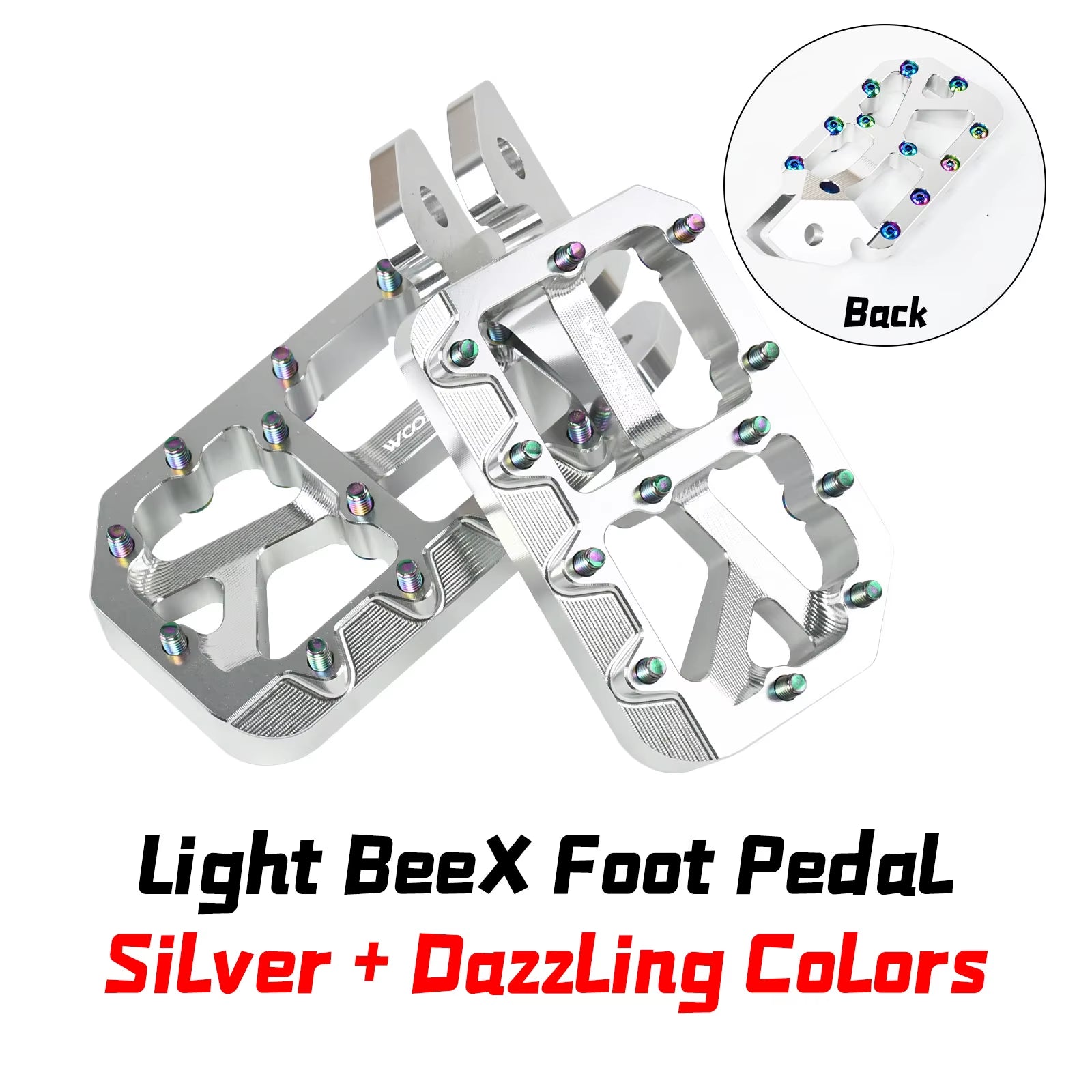 For Surron Pegs Foot Pedal Light Bee X New Customized Modified Pedals Footpegs for Surron Ebikes Accessories Motorcycles