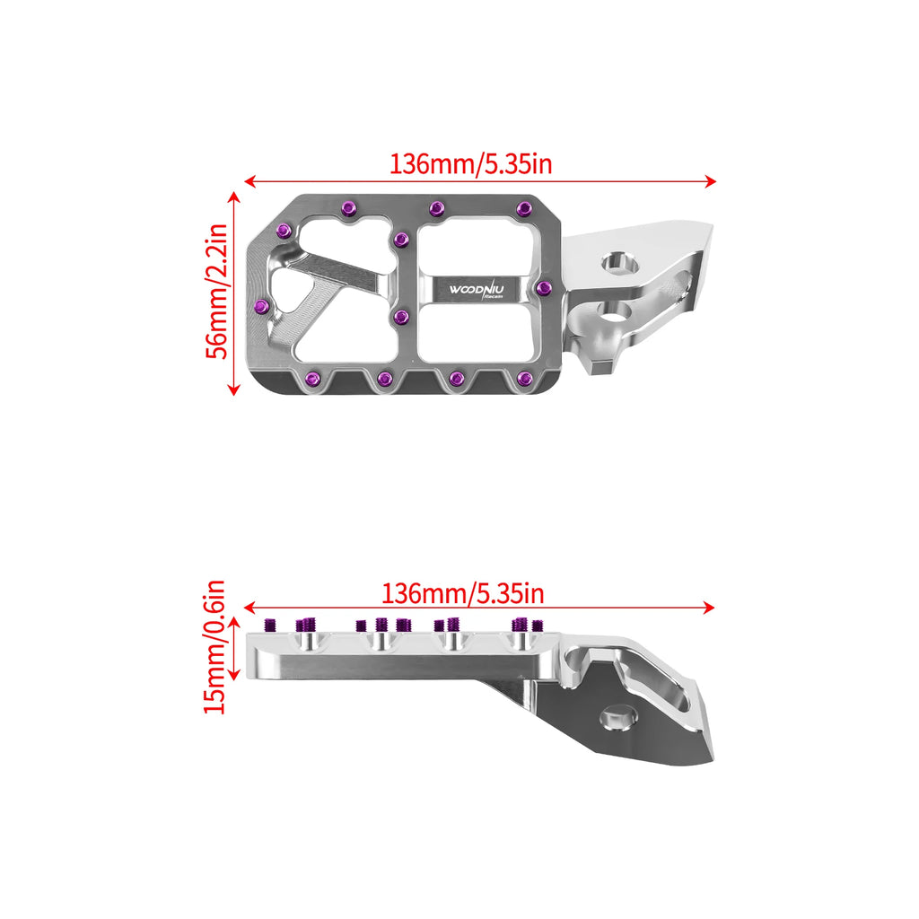 For SURRON Ultra Bee Motorcycles Foot Pedal New Customized Modified Pedals Foot Pegs E-Bikes for Surron Motorcycles Accessories