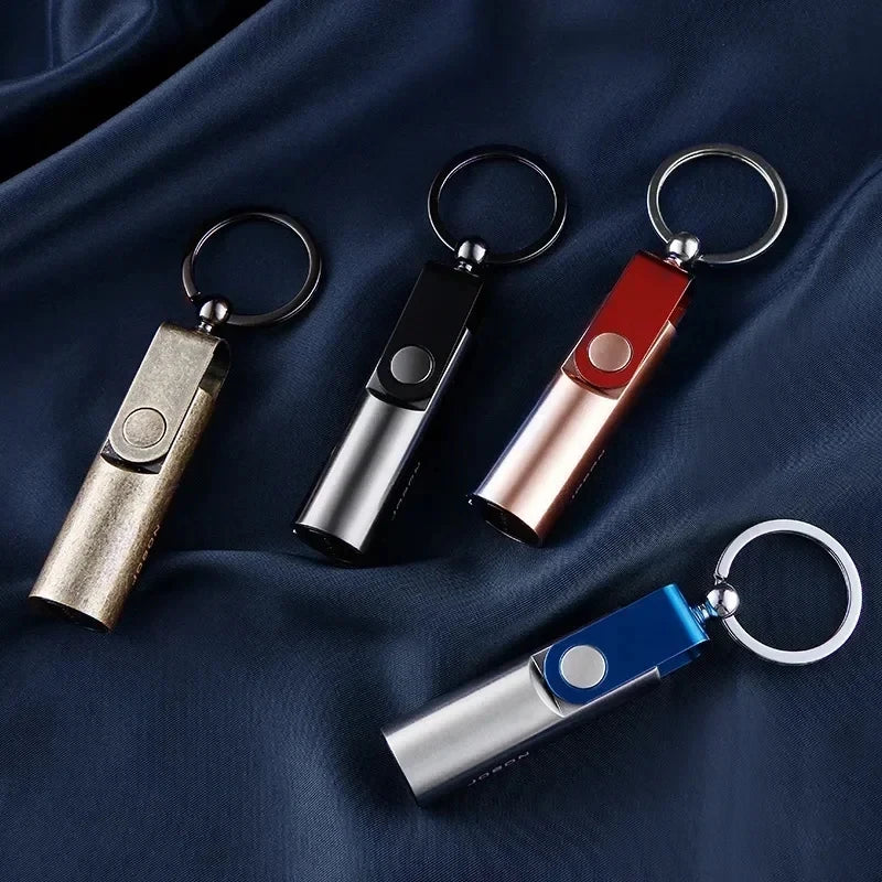 10000 Matches Keychain Lighter Portable Outdoor Torch Creative Smoking Accessories Cool Gift for Men，Cigarette Accessories Tool