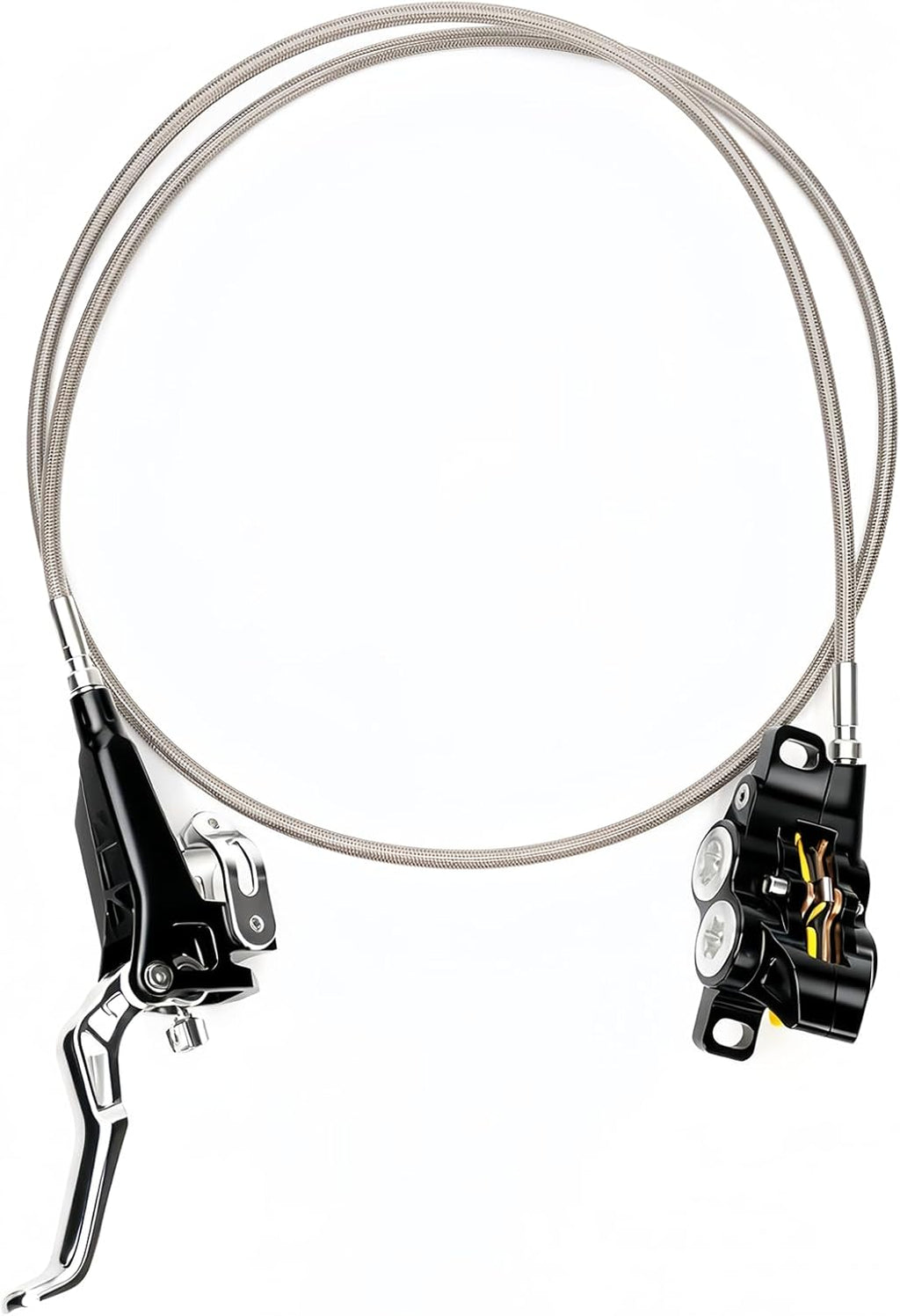 Upgraded Front Rear Brake Kit for Surron Light Bee/Light Bee X,Talaria Xxx,Talaria Sting MX3 / R Mx4,Segway X160 X260, Eride Pro SS | 4 Piston Brake Kit | Dirt Bikes Part & Accessories