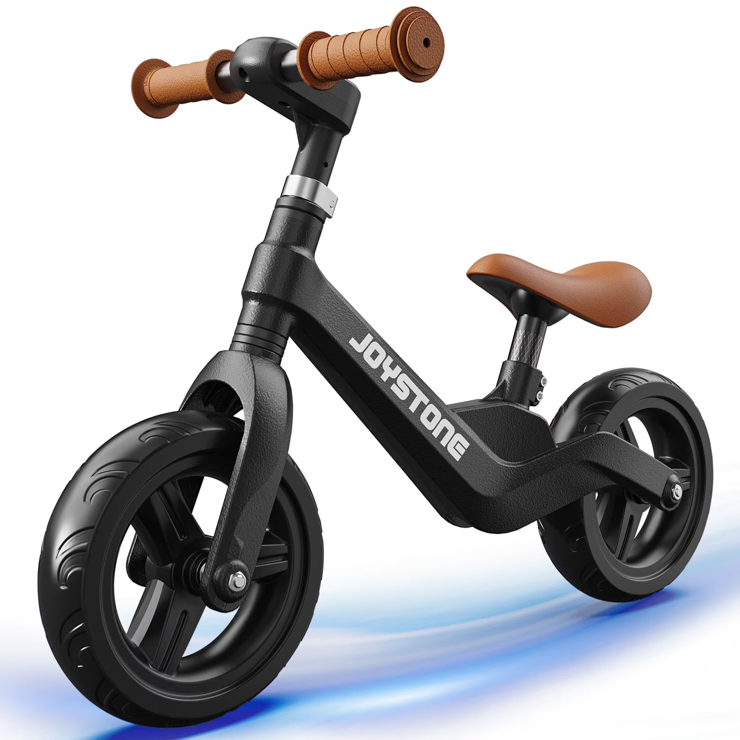 Toddler Balance Bike Toys for 1-3 Years Old Boys Girls, Kids Training Balance Bike with Adjustable Handlebar and Seat, No Pedals Bike Gift for Kids, Black