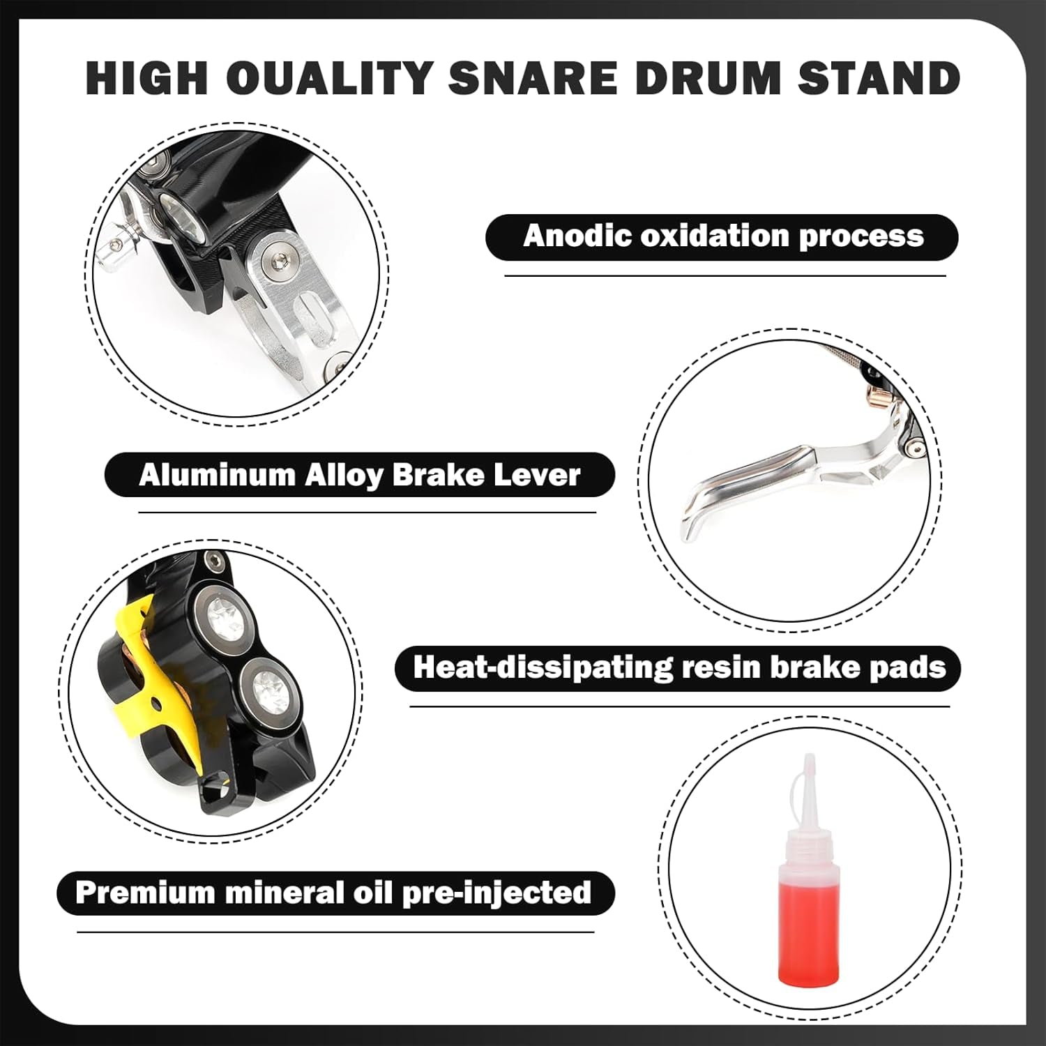 Upgraded Front Rear Brake Kit for Surron Light Bee/Light Bee X,Talaria Xxx,Talaria Sting MX3 / R Mx4,Segway X160 X260, Eride Pro SS | 4 Piston Brake Kit | Dirt Bikes Part & Accessories