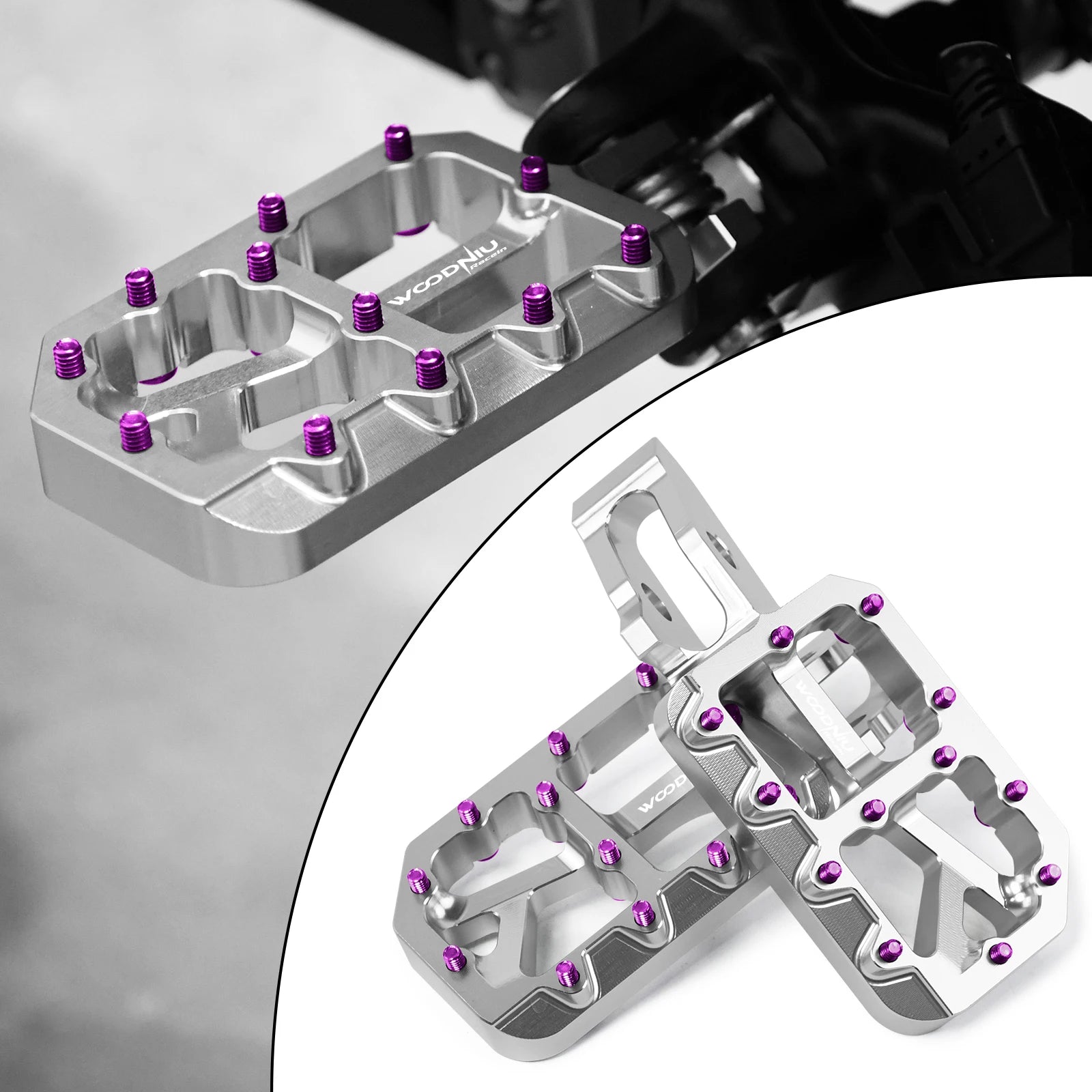 For SURRON Ultra Bee Motorcycles Foot Pedal New Customized Modified Pedals Foot Pegs E-Bikes for Surron Motorcycles Accessories