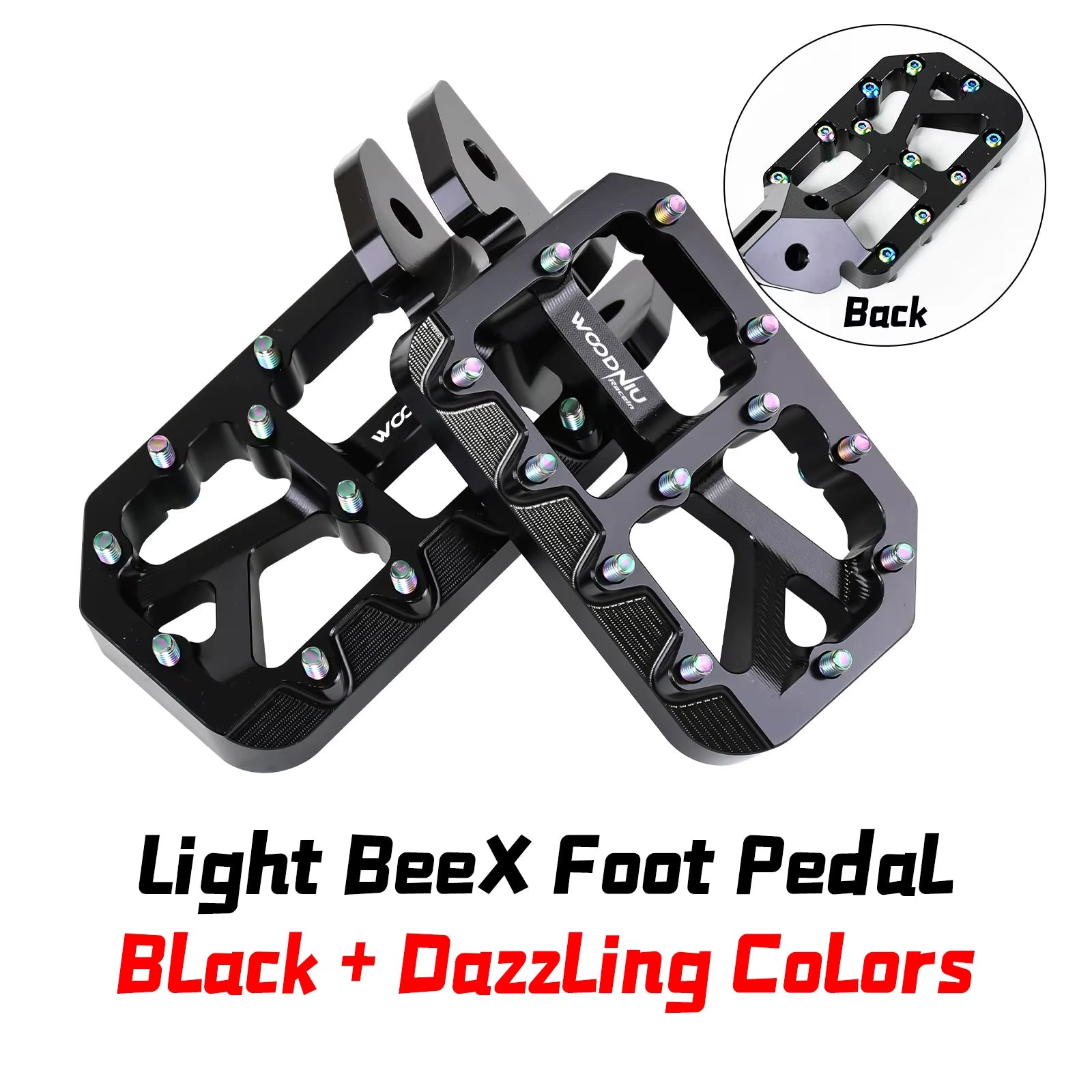 For Surron Pegs Foot Pedal Light Bee X New Customized Modified Pedals Footpegs for Surron Ebikes Accessories Motorcycles