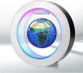 Floating Globe O Frame, Magnetic Levitating Technolog, Cool Gadgets for Men, 4In World Globe for Education Office Home Desk Decor, Cool Tech Gifts for Holiday Parties Birthday
