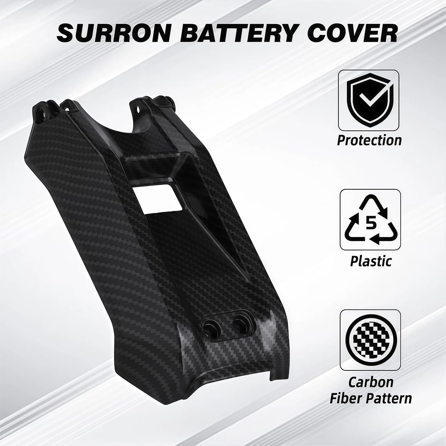 Sur Ron Battery Cover Carbon Fiber Pattern for Surron Light Bee X/S Electric Dirt Bike