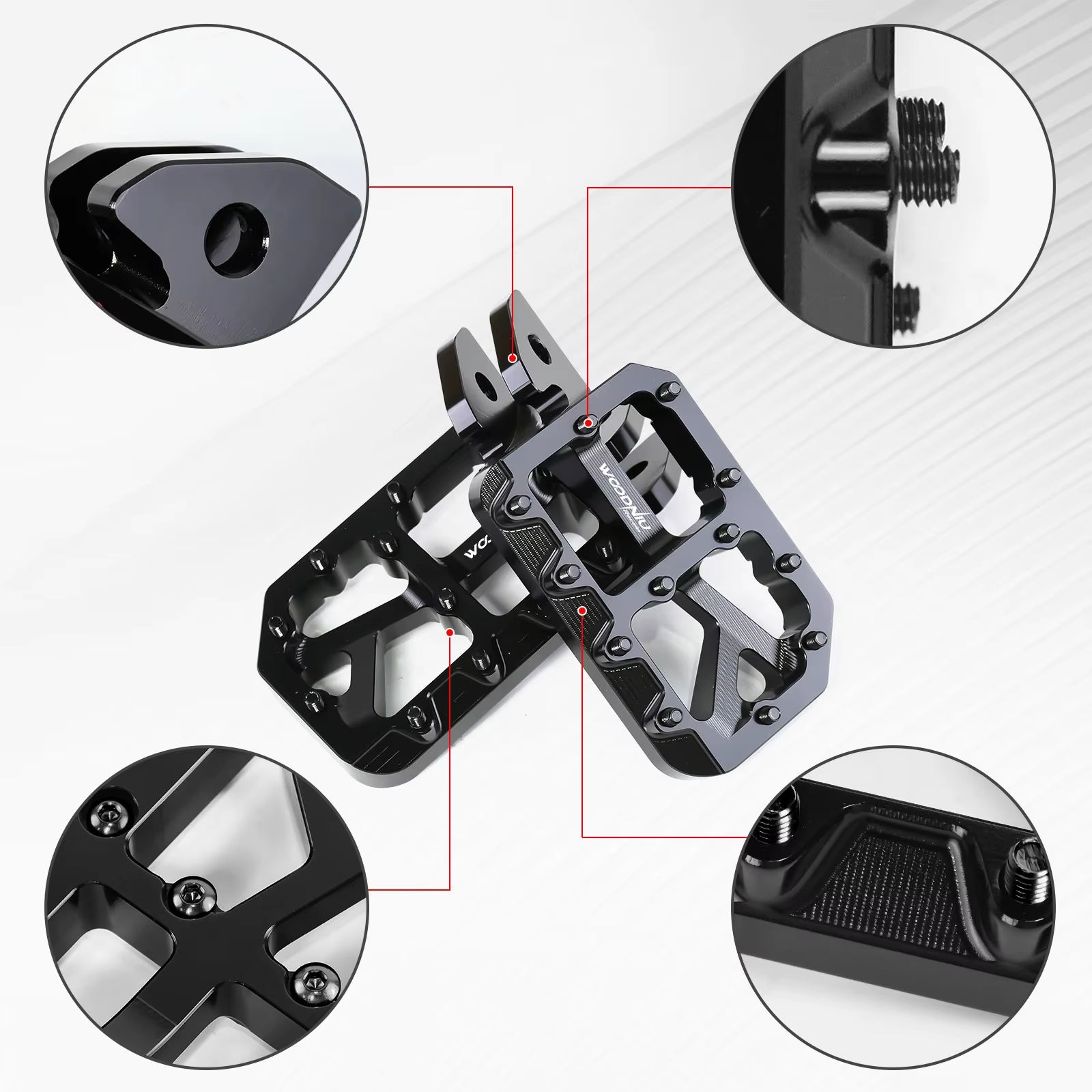 For Surron Pegs Foot Pedal Light Bee X New Customized Modified Pedals Footpegs for Surron Ebikes Accessories Motorcycles