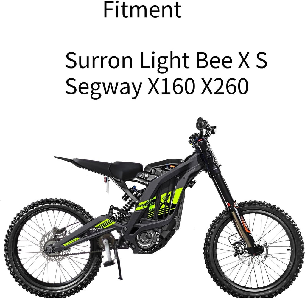 Rear Shock Absorbing Triangle Bracket for Surron Light Bee X S/Segway X160 X260, Rear Shock Suspension Triangle Linkage for Sur Ron Electric Dirt Bike Motorcycle Accessories (Green)