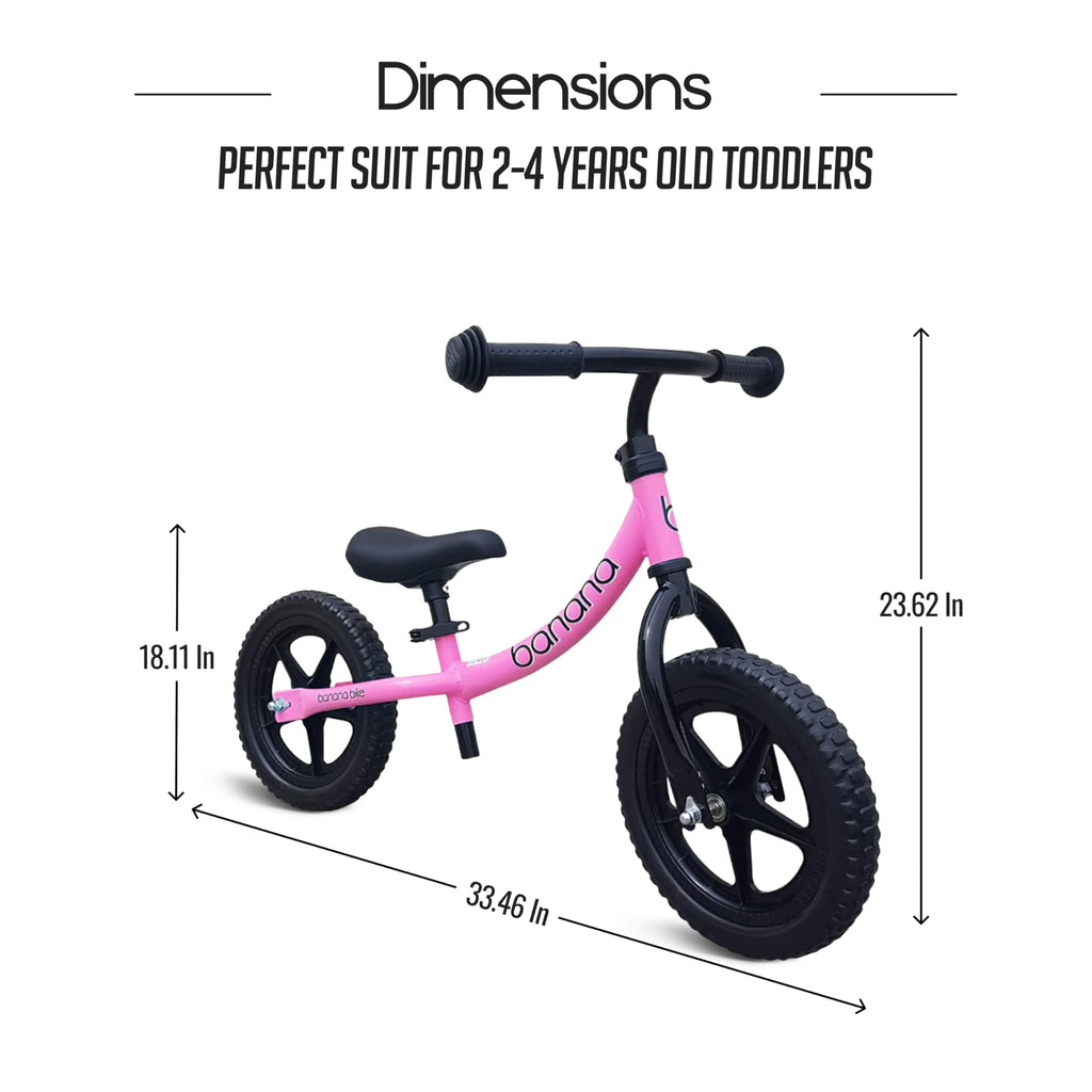 Banana Lt Balance Bike - Lightweight Toddler Bike for 2 3 4 and 5 Year Old | 1