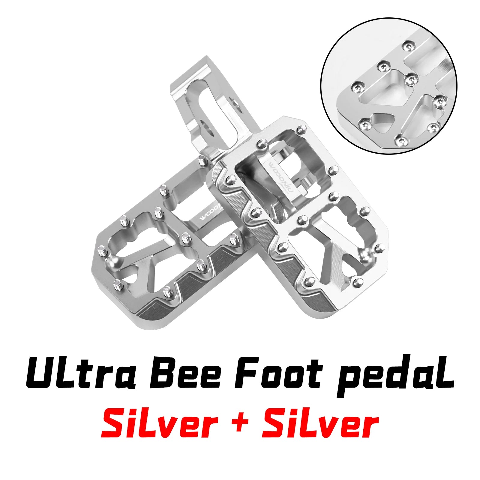 For SURRON Ultra Bee Motorcycles Foot Pedal New Customized Modified Pedals Foot Pegs E-Bikes for Surron Motorcycles Accessories