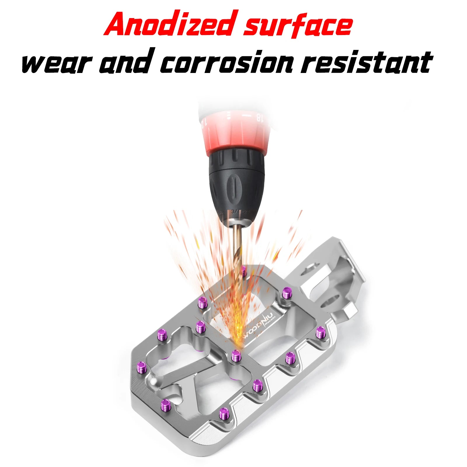 For SURRON Ultra Bee Motorcycles Foot Pedal New Customized Modified Pedals Foot Pegs E-Bikes for Surron Motorcycles Accessories