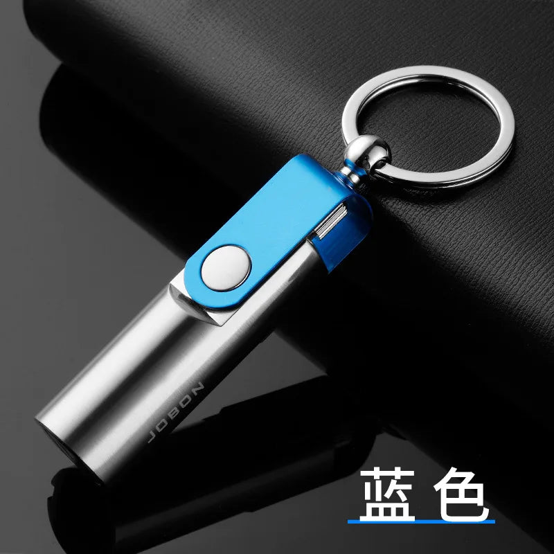10000 Matches Keychain Lighter Portable Outdoor Torch Creative Smoking Accessories Cool Gift for Men，Cigarette Accessories Tool